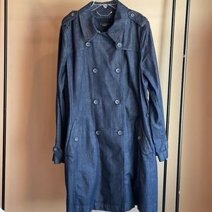 Talbots Demin Trench Coat